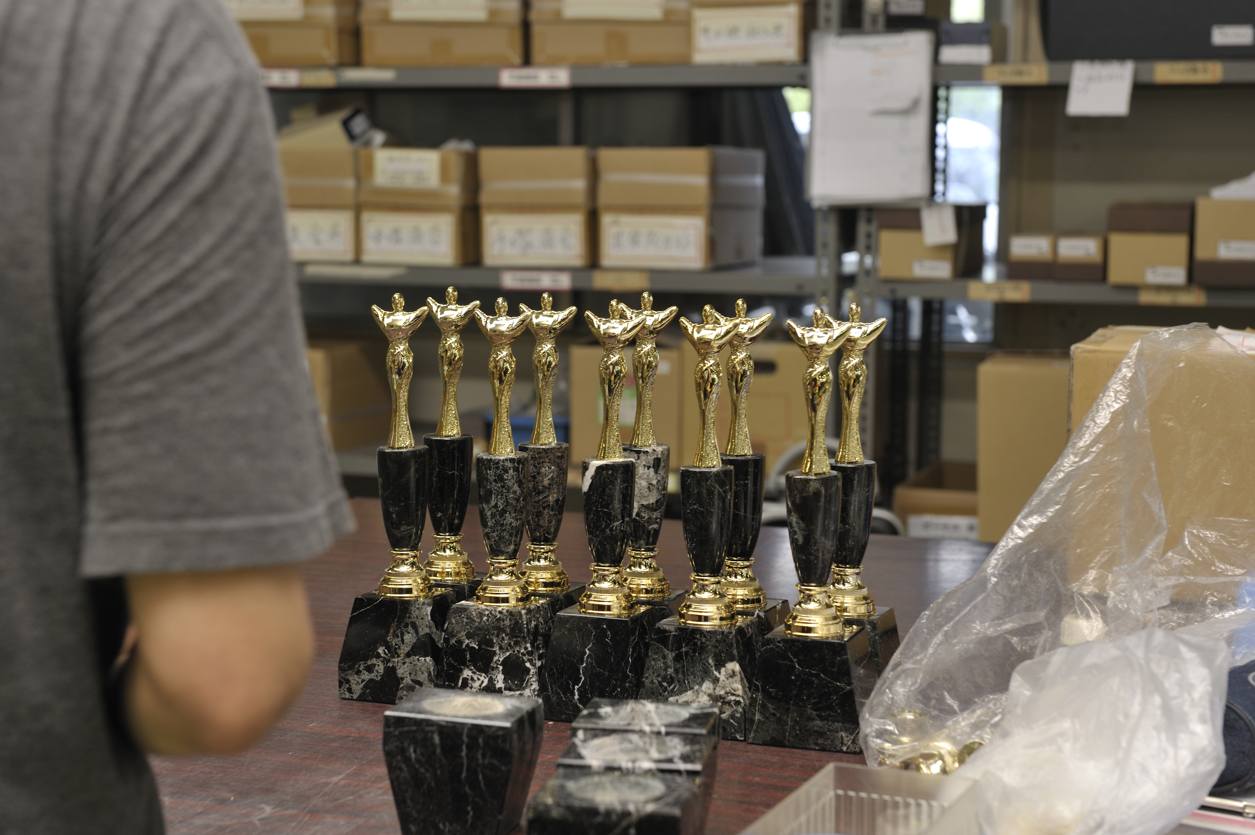 製品の梱包と出荷準備