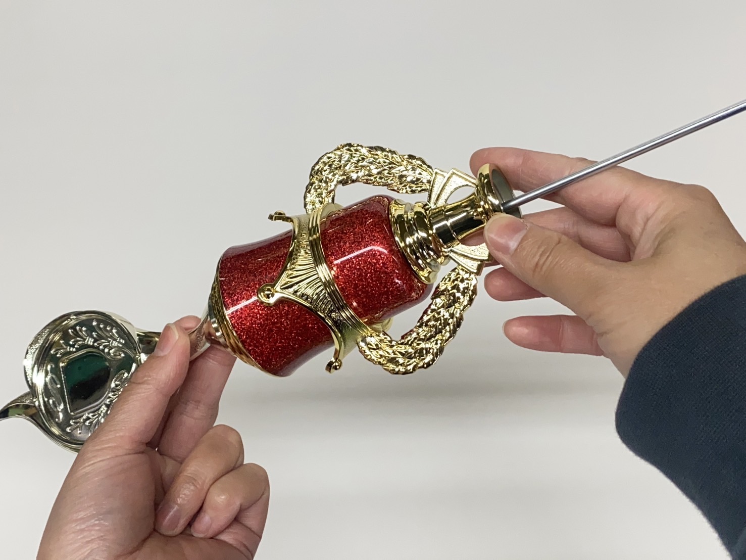 スタッフと利用者様による共同作業